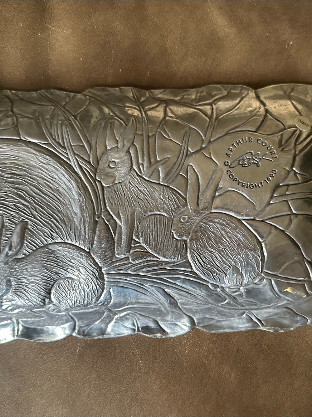 Arthur Court Rabbit Tray - Picture 6 of 6